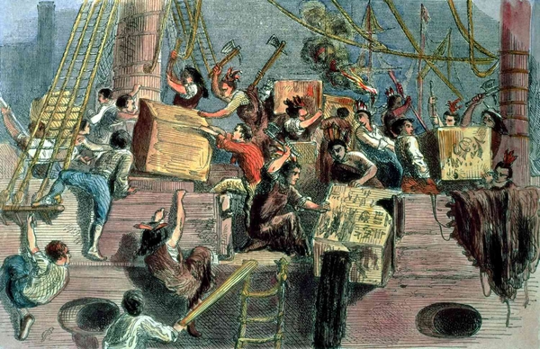 The Boston Tea Party was a crime
 
