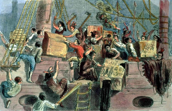 The Boston Tea Party was a crime